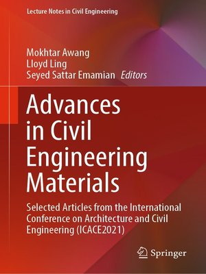 cover image of Advances in Civil Engineering Materials